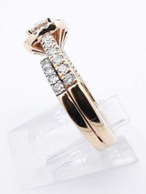 1.36 Cttw Diamond & 14k Gold Halo Ring With Cert 6.3 Grams Size 5.25 Fw0625rwzdu