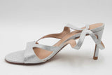 Stuart Weitzman Mariposa Glitter Leather Heels Size 7.5 Eb0526oxsa