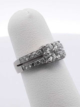 0.88 Cttw Diamond & 10k White Gold Ring 4.5 Grams Size 4.5 Fw0725rzxdu