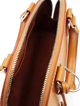 Louis Vuitton Alma Bb Bag In Honey Gold Epi Leather & Jacquard Bandoulière Strap Fw0626lzxzdu