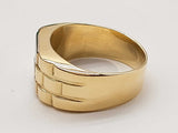 0.05 Carat Diamond 2 Tone Yellow White Gold 5.0g Ring Size 7 Do0426woxde