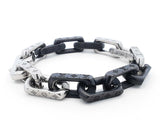 Louis Vuitton Monogram Chain Bracelet In Stainless Steel Size M Fw0526lrxdu
