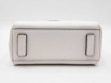 Versace La Medusa Small Top-handle Bag In White Leather Fw0626wrxdu