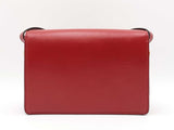 Gucci Torchon Ring Small Shoulder Bag In Cherry Red Grained Leather Fw1125rxzsa