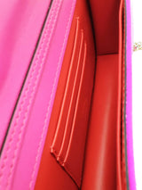 Christian Louboutin Loubi54 Holly Pink Satin Shoulder Bag Eb0624ixzdu