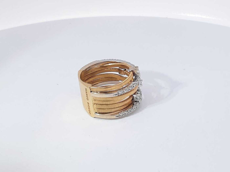 0.85 Cttw Diamond 18k Yellow Gold 11.7 Grams Ring Size 7 Aa0925izxsa