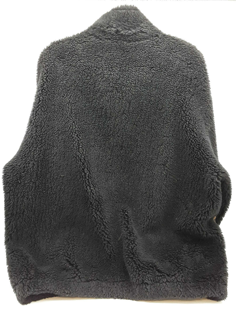Fendi Black Brown Logo Wool Shearling Zip Up Coat Size Italian 58 Do0925loxzde