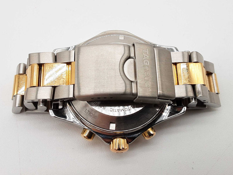 Tag Heuer Caf2120 41 Aquaracer Chronograph Two-tone Steel Watch Do0725rxzde