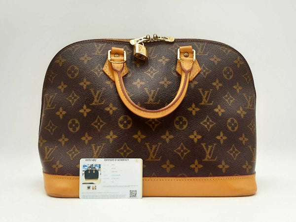 Louis Vuitton Alma Pm Satchel In Monogram Coated Canvas Fw0225orzdu