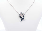 Tiffany & Co. Paloma Picasso Loving Heart Necklace In Silver 17 Inch Fw0226rrdu