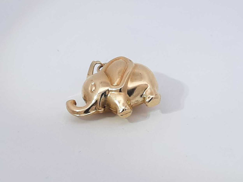 14k Yellow Gold 3.1 Grams Elephant Pendant Aa0825lzosa