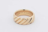 David Yurman 18k Yellow Gold Sculpted Cable Band Ring 17.1g Size 10 Eb0326lixzsa