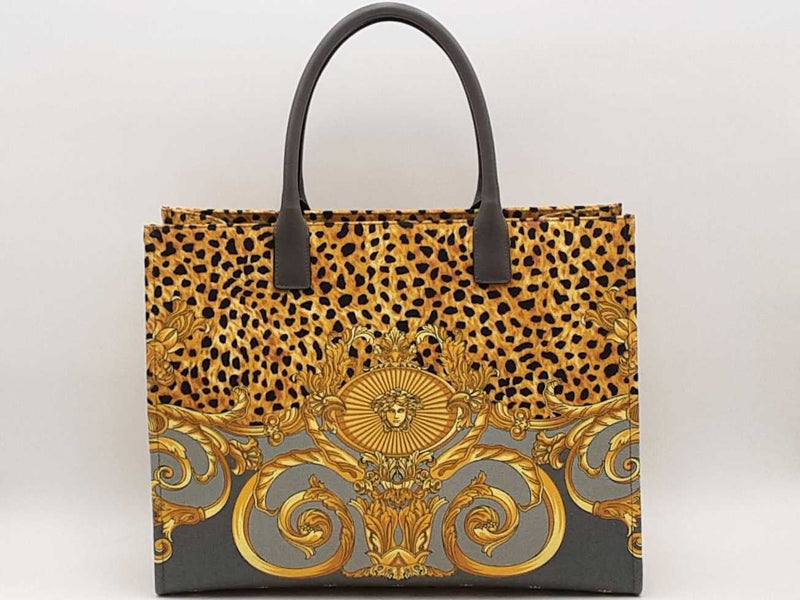 Versace La Greca Tote Bag Multi-color Aa1025ixzsa