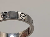 Cartier Love Band 18k White Gold 3.3g Ring C Size 50 Do0525ixzde