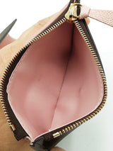 Louis Vuitton Victorine Wallet In Monogram Canvas & Pink Leather Fw0626oxzdu