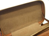 Mcm Mini Rockstar Cognac Tan Visetos Vanity Case Crossbody Bag Do1025pxzde
