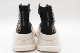 Alexander Mcqueen Crystal Embellished Tread Slick Sneakers Size 39.5 Eb0626rxde