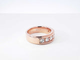 The Leo 1.05 Cttw Diamond & 14k Rose Gold Wedding Band 10.8 Grams Size 8.75 Fw0926lrxzdu