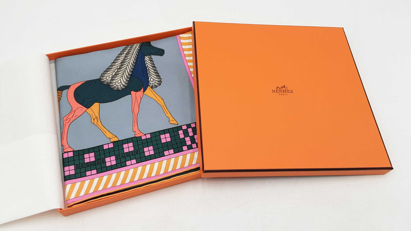 Hermès A Toute Allure Scarf 90 In Multicolor Silk Twill Fw1025oordu