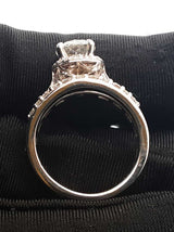 1.96 Ctw Diamond & Gold Soldered Bridal Set 18k Engagement 14k Band Fw0926ozxzdu