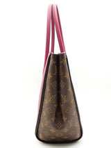 Louis Vuitton Monogram Canvas Magenta Leather Kimono Tote Bag Eb0526lcrrsa