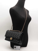 Chanel Medium Quilted Caviar Classic Double Flap Handbag Aa0925irxzsa