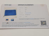 Hermes Azap Bleu Paradis Blue Swift Leather Zippy Wallet Clutch Do0326crxde