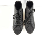 Fendi Force Ff Jacquard High Top Sneakers Size 11 Sd1225lrzde