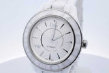 Christian Dior Viii 38mm Automatic White Ceramic Stainless Watch Eb0226lrxzde