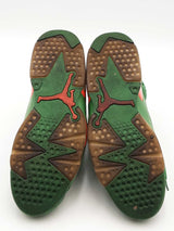 Nike Air Jordan 6 Retro "Green Suede Gatorade" Sneakers Size 10 Eb0625oxzsa