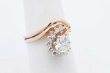 0.66cttw Diamond Ring In 14k Yellow Gold 5 Grams Size 7 Eb0526rxzdu