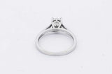 0.41ctw Diamond Ring In 10k White Gold 2.9 Grams Size 7 Eb0226ocrsa