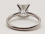 1.5 Carat Princess Cut Lab Grown Diamond 18k Wg 3.6g Ring Size 7 Do0326rxzde