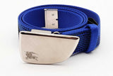 Burberry Webbing Shield Equestrian Knight Motif Belt Size 90/36 Eb0426lxzsa