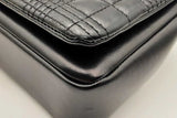 Burberry Quilted Black Leather Lola Shoulder Bag Eb1224wxzsa