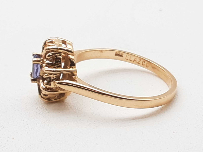 Iolite 14k Yellow Gold 2.8g Ring Size 6 Do1024lxzde