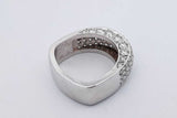 1.64cttw Diamond Ring In 18k White Gold 12.8 Grams Size 6 Eb0626loxzsa