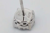 0.42cttw Diamond Stud Earrings In 14k White Gold 2.4 Grams Eb0926exsa