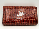 Christian Louboutin Loubi54 Alligator Embossed Leather Wallet On Chain Eb0225pxzsa