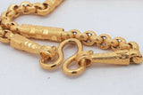 23k Yellow Gold Rolo Chain Necklace 30.3 Grams 20 Inch Eb0726wrxzsa
