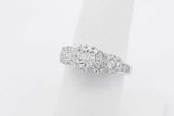 0.78cttw Diamond Ring In 14k White Gold 4.7 Grams Size 7 Eb0126wcrsa