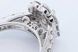 3.07cttw Diamond Wedding Set In 18k White Gold 12.1 Grams Size 7 Eb0926oxxzde