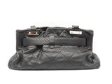 Chanel Mademoiselle Door Latch Tote In Diamond-quilted Black Leather Fw0925rxzdu
