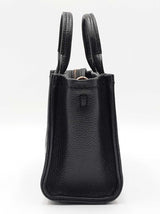 Marc Jacobs The Micro Tote Bag Black Pebbled Leather Fw0926lordu