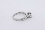 0.54cttw Diamond Ring In 10k White Gold 2.3 Grams Size 6 Eb0726lpxsa