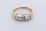 0.6cttw Diamond Ring In 14k Yellow Gold 2.2 Grams Size 5.25 Eb0326lcrdu