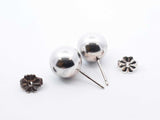 Tiffany & Co. Hardwear Ball Stud Earrings In Sterling Silver 4.7 Gram Fw1225rzdu