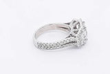 2.84cttw Diamond Ring In 14k White Gold 5.8 Grams Size 6.5 Eb1125owxzsa