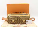 Louis Vuitton Baggy Pm Shoulder Bag In Lichen Green Denim Fw0526lxzxdu