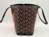 Versace La Greca Medusa Music Signature Shopper Tote Brown Aa0525wxzsa
